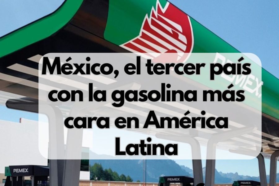 México, entre los países con la gasolina más cara en América Latina