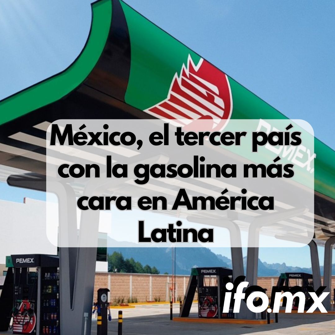 México, entre los países con la gasolina más cara en América Latina